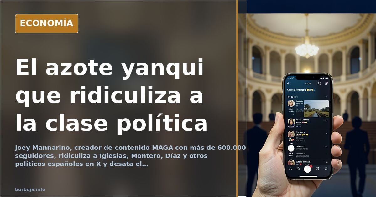 MAGA-Influencer Joey Mannarino verspottet spanische Politiker – und geht viral