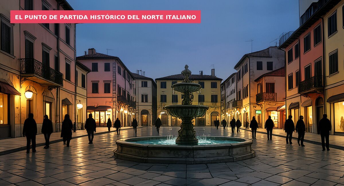 El punto de partida histórico del norte italiano