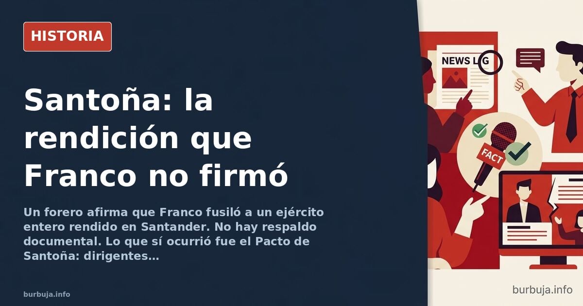 Santoña: rendición pactada y dudas sobre fusilamientos