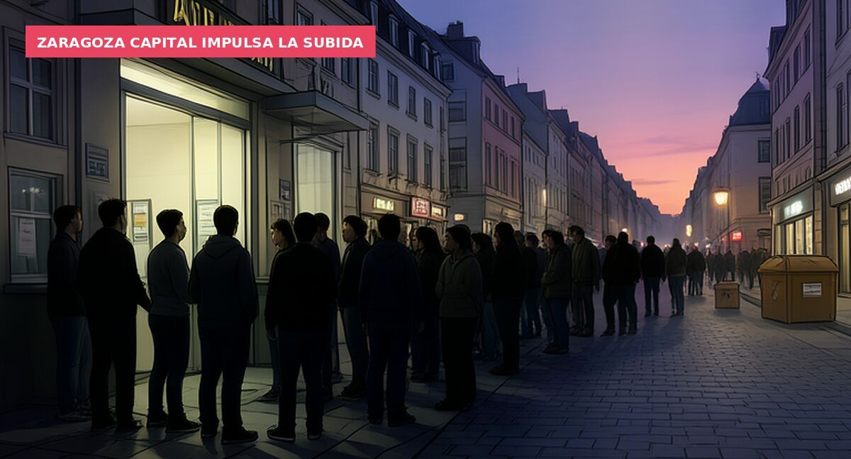 Zaragoza capital impulsa la subida
