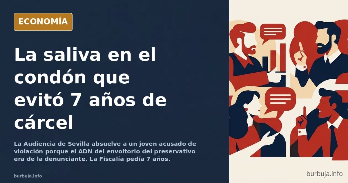 Absuelto de violación en Sevilla por la saliva en el condón