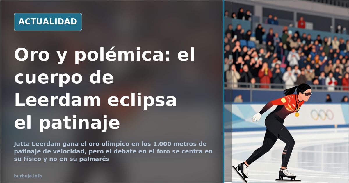 Jutta Leerdam gana el oro en los 1.000 metros de patinaje