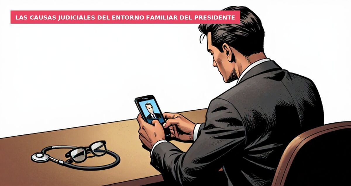 Las causas judiciales del entorno familiar del presidente