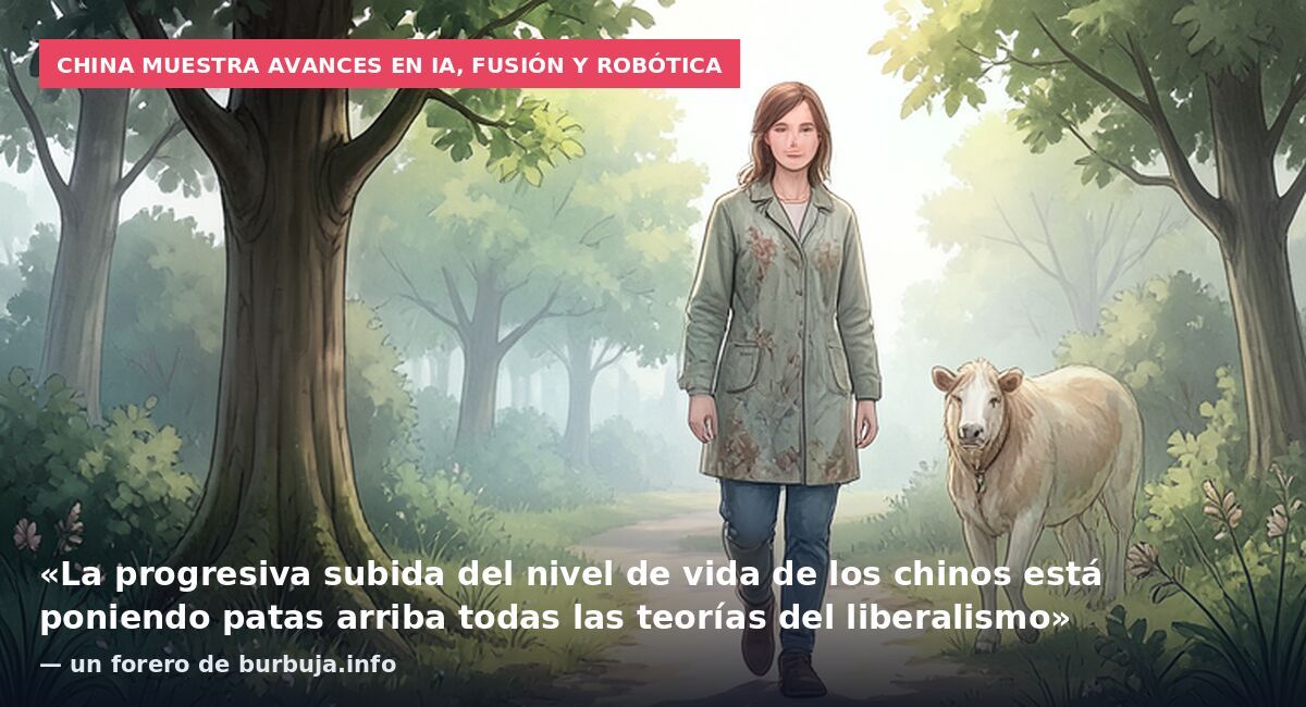 China muestra avances en IA, fusión y robótica: «La progresiva subida del nivel de vida de los chinos está poniendo patas arriba todas las teorías del liberalismo» — un forero de burbuja.info