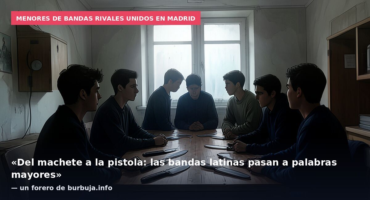 Menores de bandas rivales unidos en Madrid: «Del machete a la pistola: las bandas latinas pasan a palabras mayores» — un forero de burbuja.info