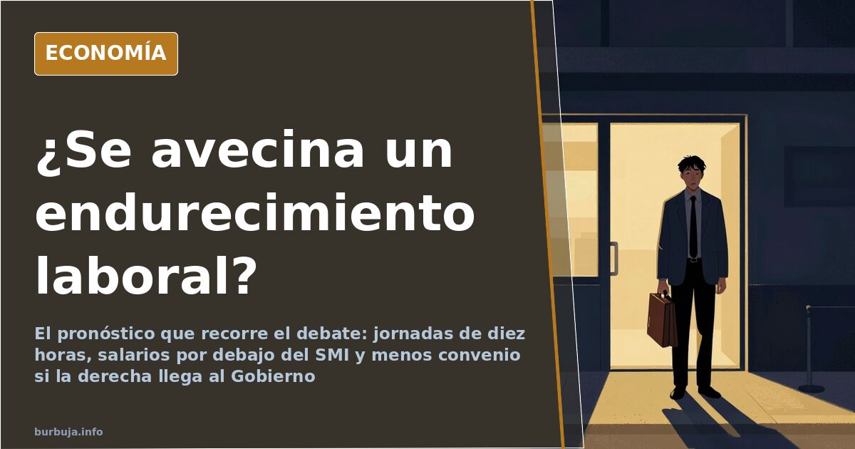 El endurecimiento laboral que se avecina, según el debate