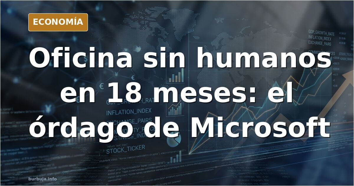 Microsoft promete oficinas sin humanos en 18 meses