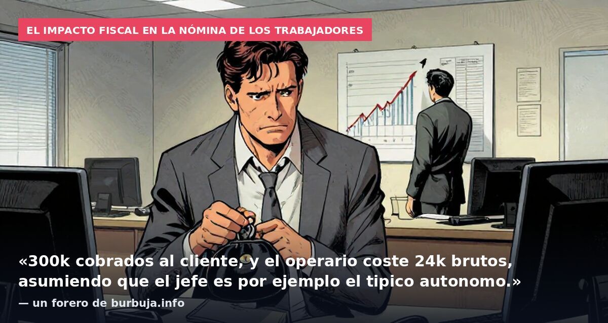 Garamendi: no se pueden subir salarios por los impuestos