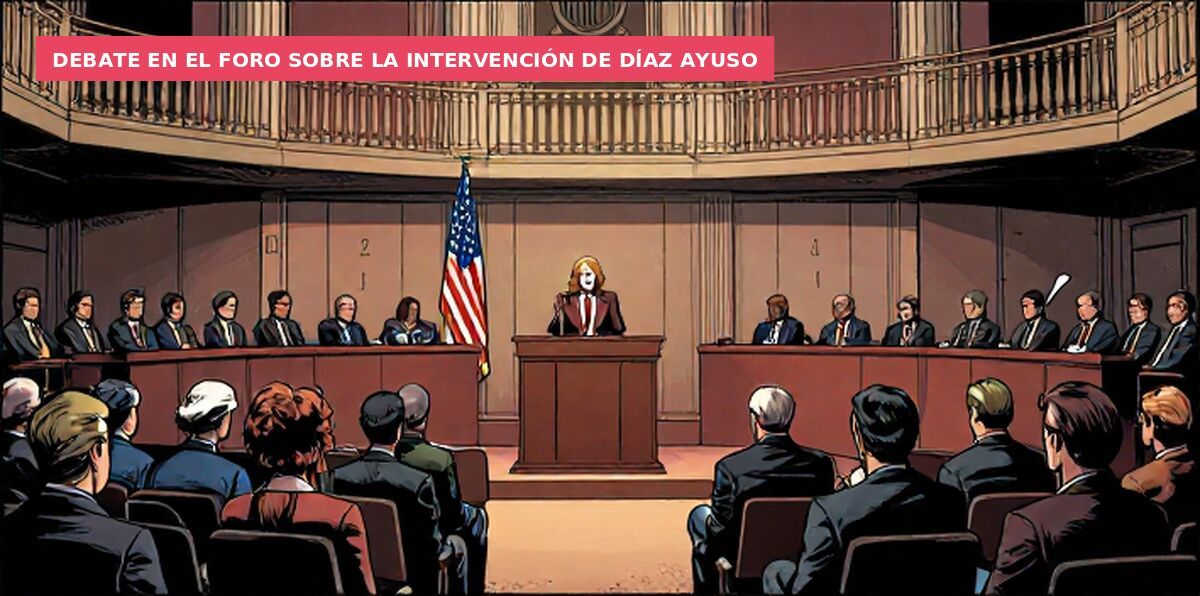 Debate en el foro sobre la intervención de Díaz Ayuso