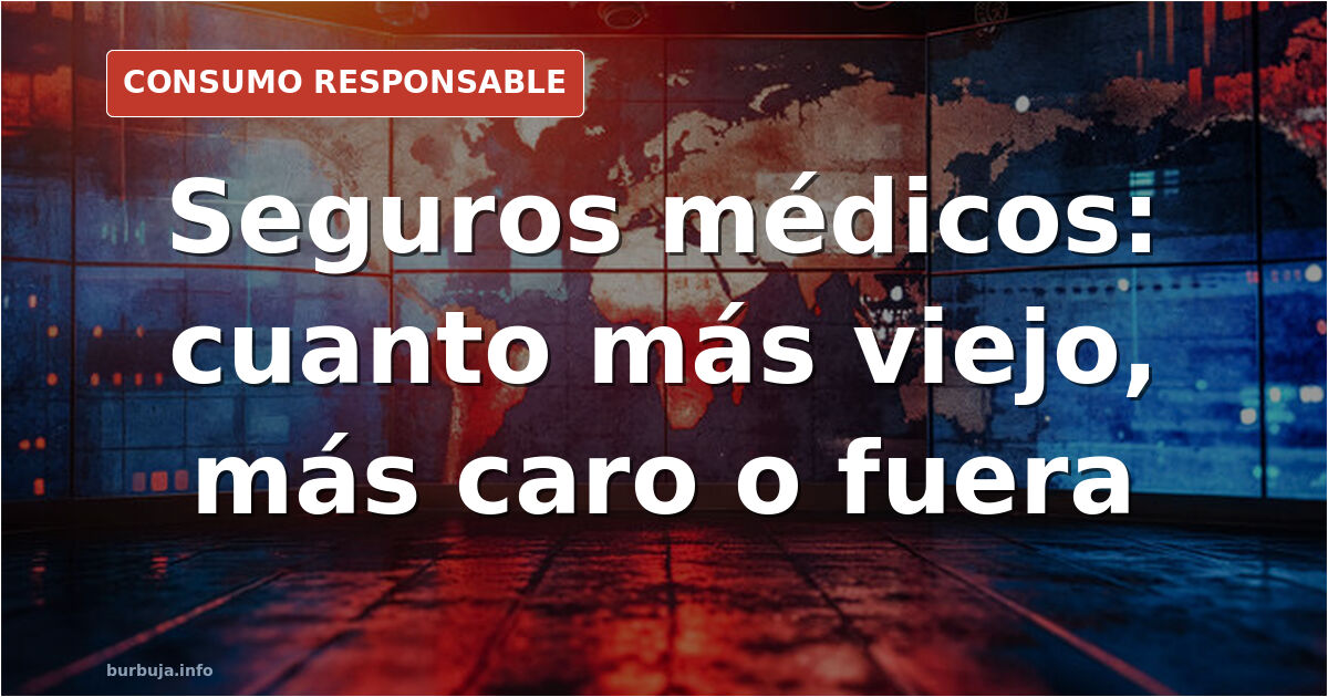 Persona mayor revisando documentos de un seguro médico privado junto a una carta de renovación