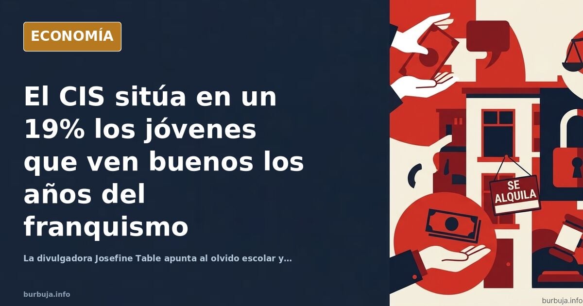 Ilustración editorial de un joven mirando la pantalla del móvil con la silueta de un dictador proyectada sobre el fondo