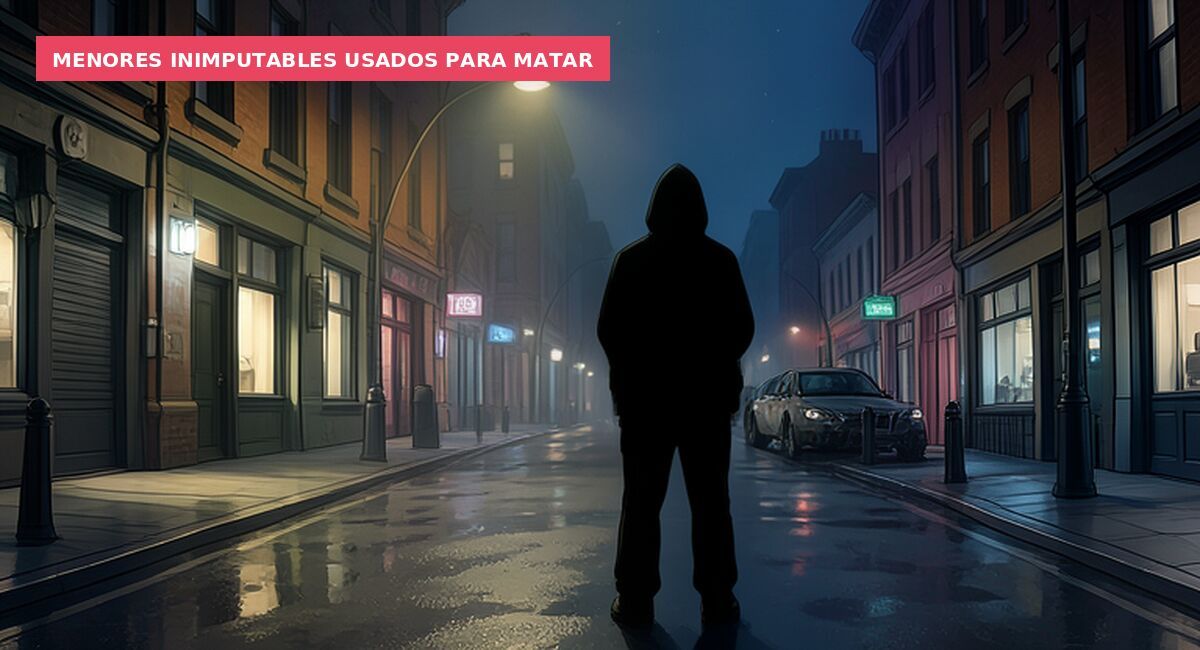 Menores inimputables usados para matar