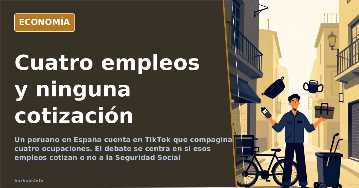 Cuatro trabajos y una pregunta: ¿cuánto cotiza?