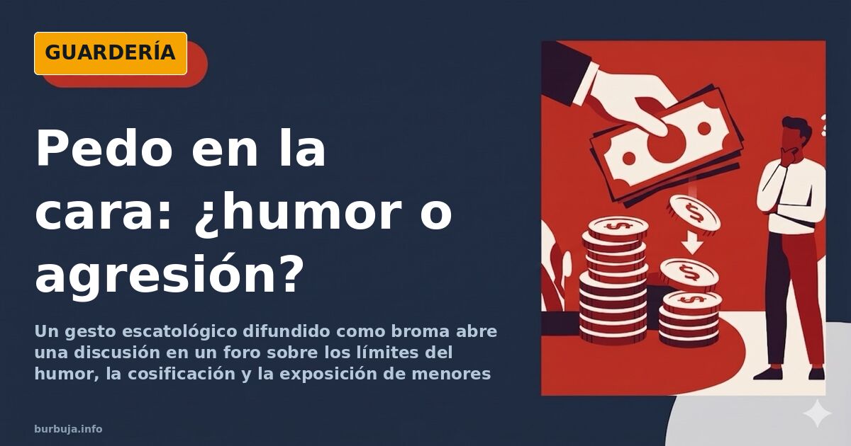 Ilustración de dos personas discutiendo frente a una pantalla que muestra una imagen viral, con símbolos de advertencia y bur
