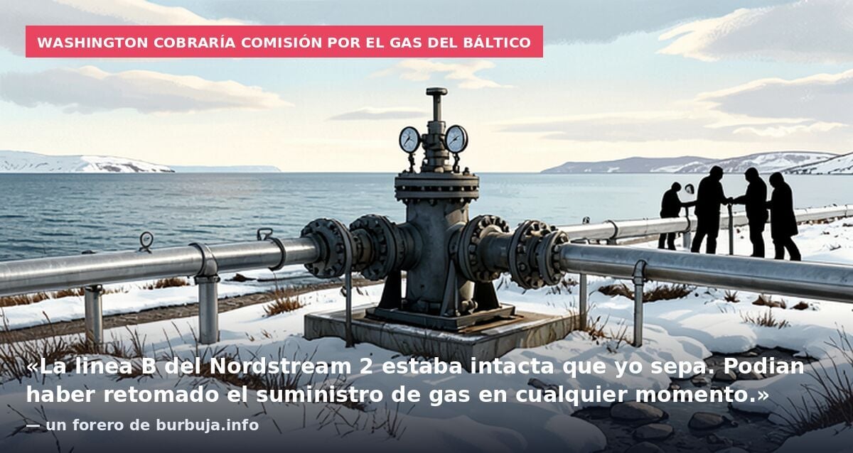 Los gasoductos Nord Stream pueden reanudar el trabajo con la participación de Estados Unidos...