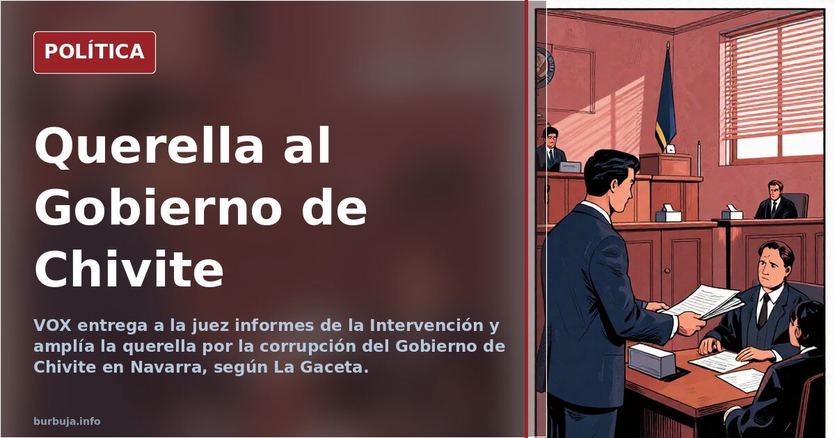 Querella al Gobierno de Chivite