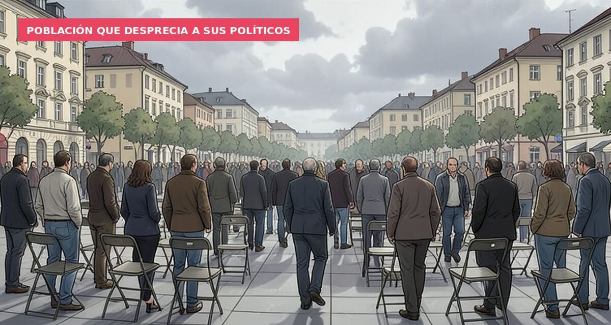 Población que desprecia a sus políticos