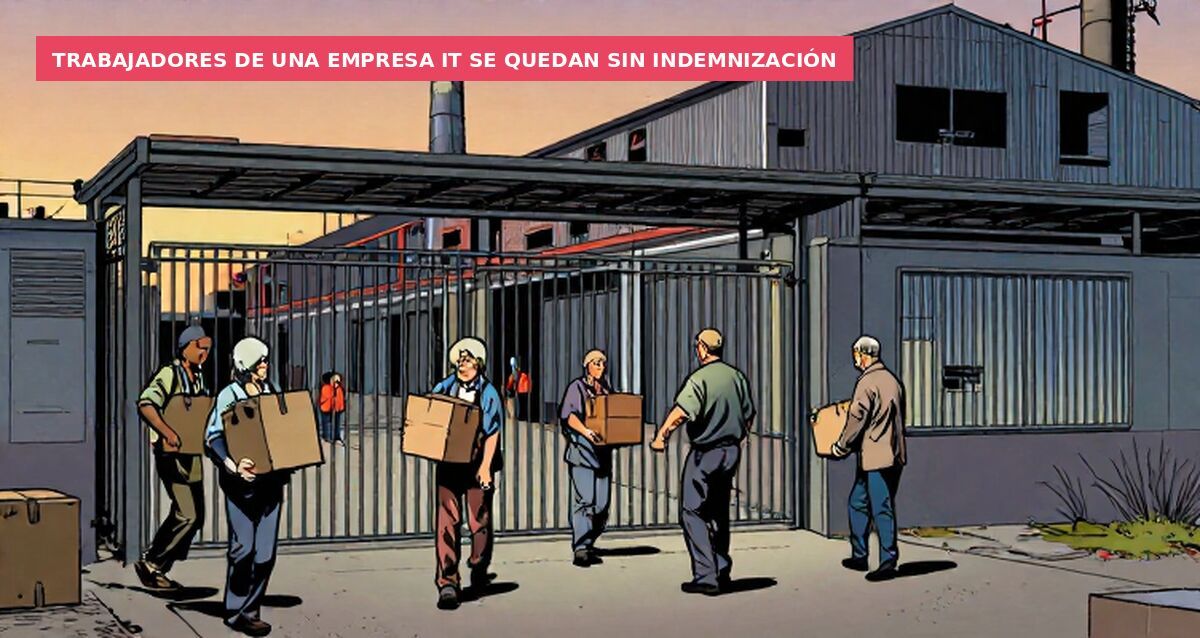Trabajadores de una empresa IT se quedan sin indemnización