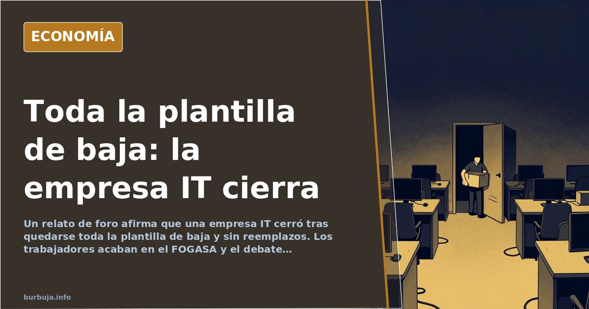 Ilustración editorial de una oficina vacía con escritorios desiertos y teléfonos sonando sin nadie que los atienda