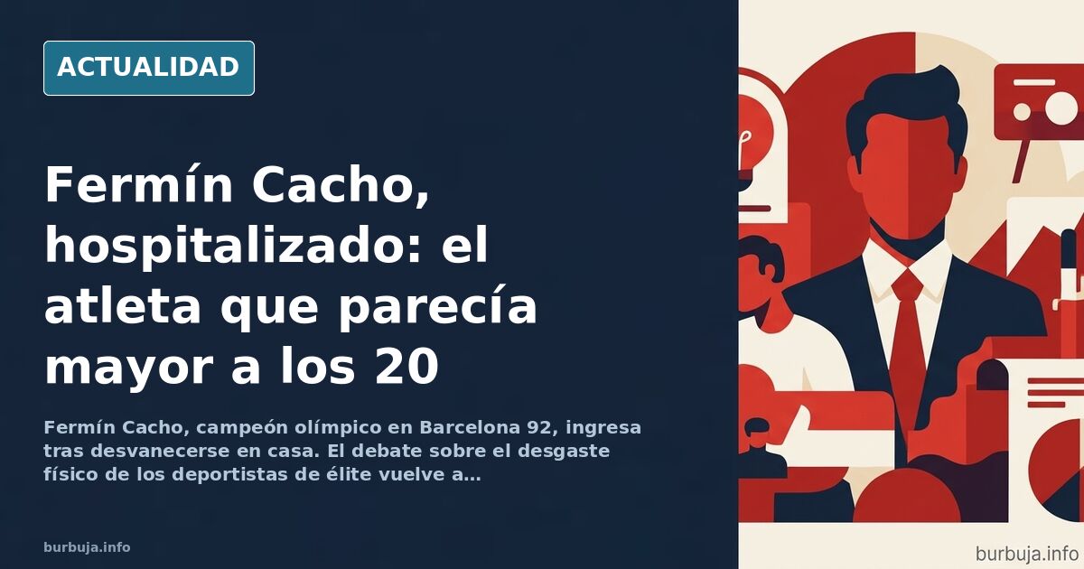 Fermín Cacho, atleta español de 1.500 metros, en una imagen de archivo durante una competición