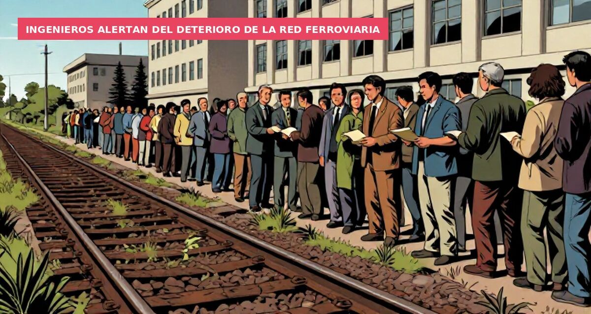 Ingenieros alertan del deterioro de la red ferroviaria