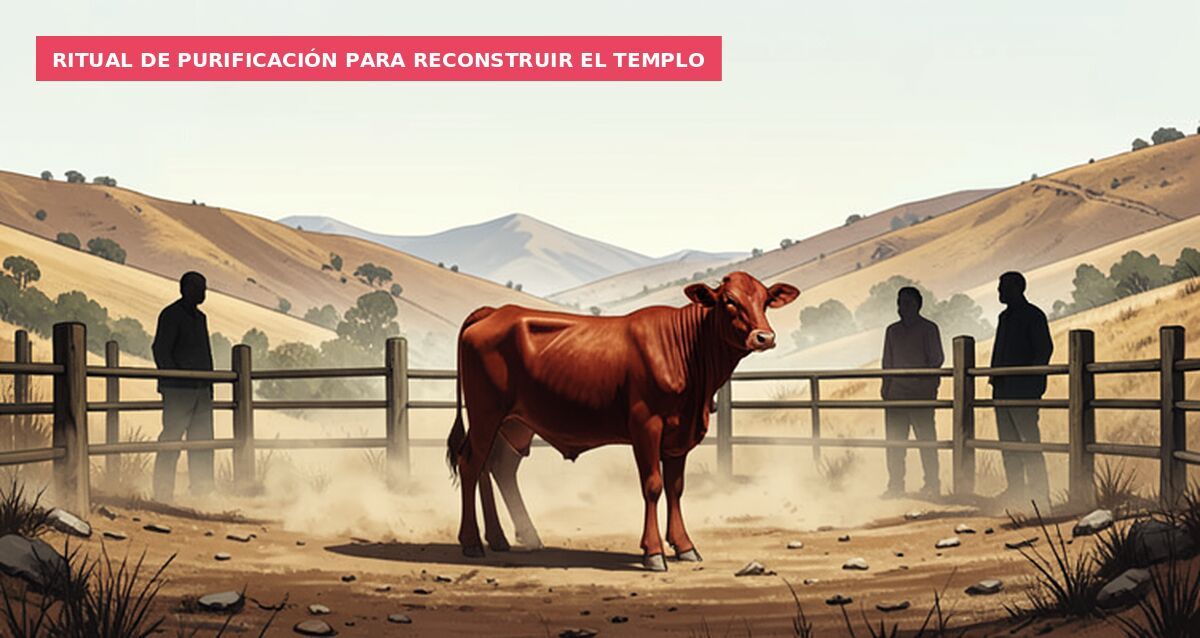 Ritual de purificación para reconstruir el Templo