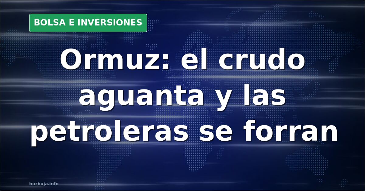 Gráfico de velas japonesas en terminal financiera mostrando la evolución del precio del crudo y el sector energético