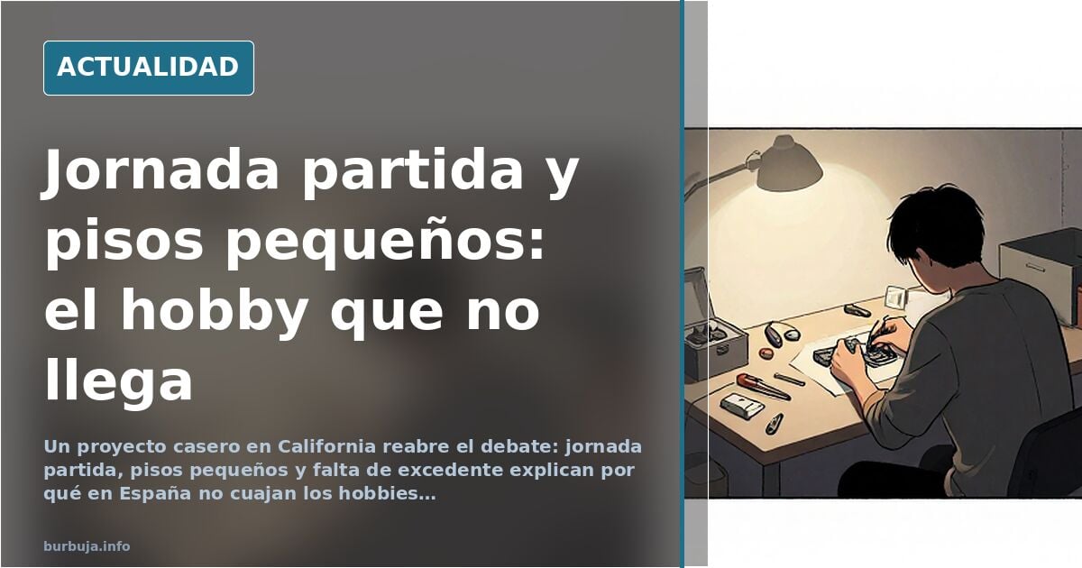 Por qué en España no hay proyectos de tarde como en EEUU