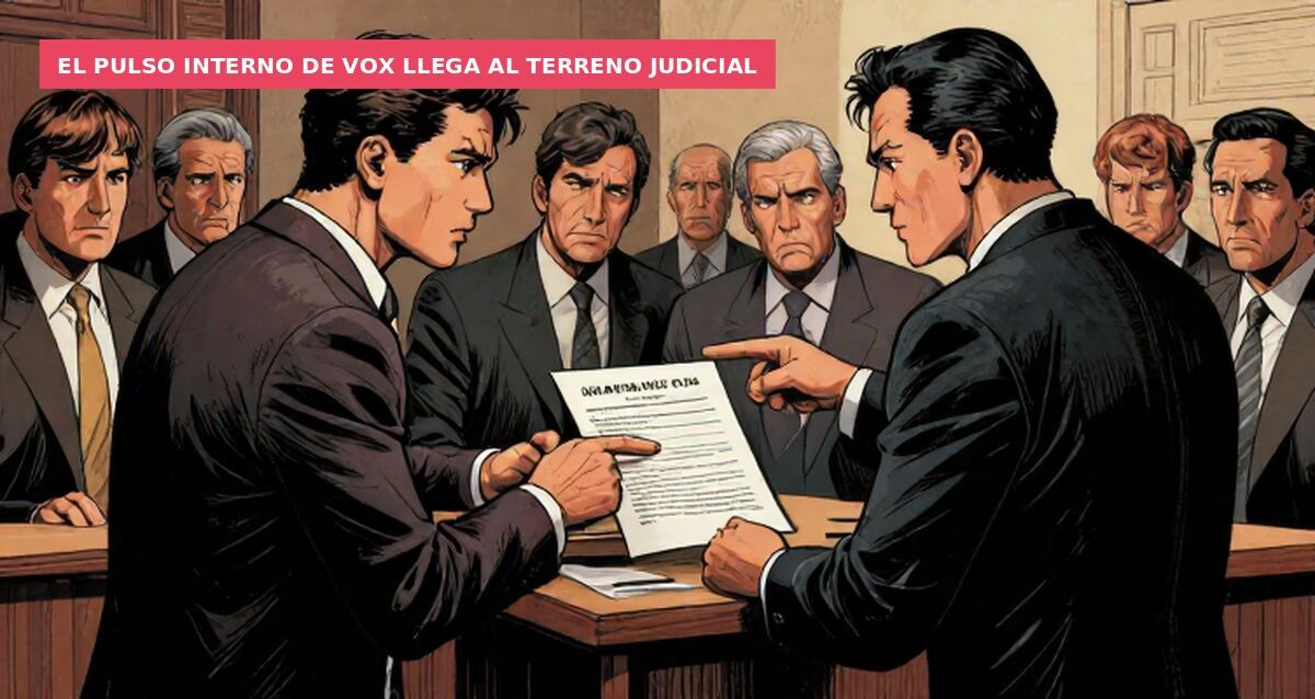 El pulso interno de Vox llega al terreno judicial