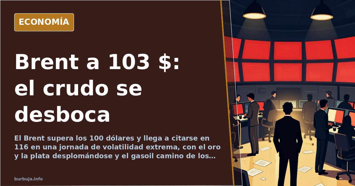 El Brent supera los 100 dólares y el gasoil aprieta