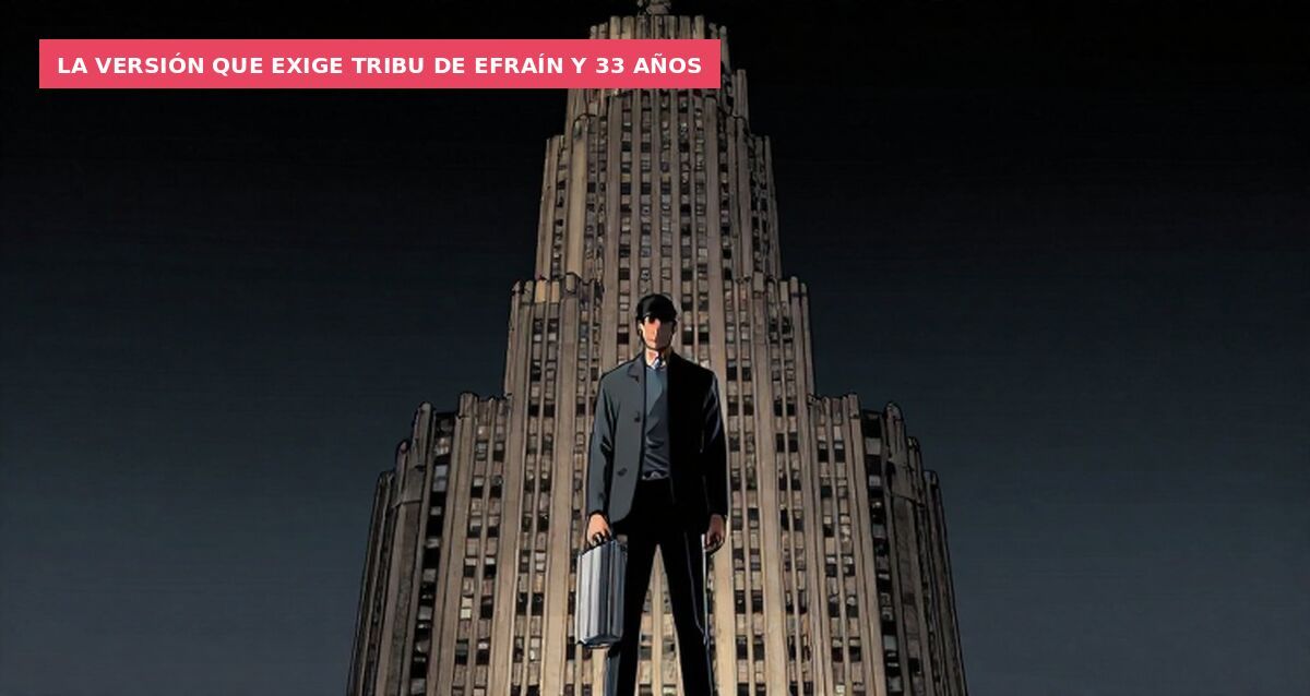 La versión que exige tribu de Efraín y 33 años