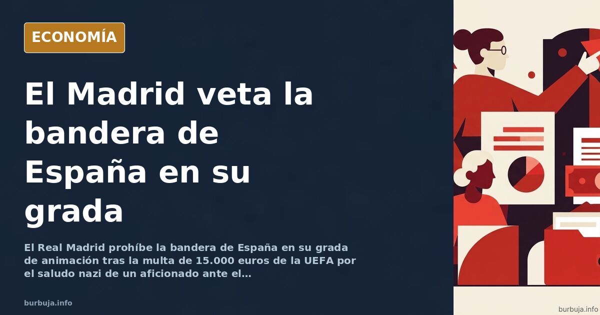 Aficionados con bufandas blancas en la grada de animación del Santiago Bernabéu durante un partido de Champions
