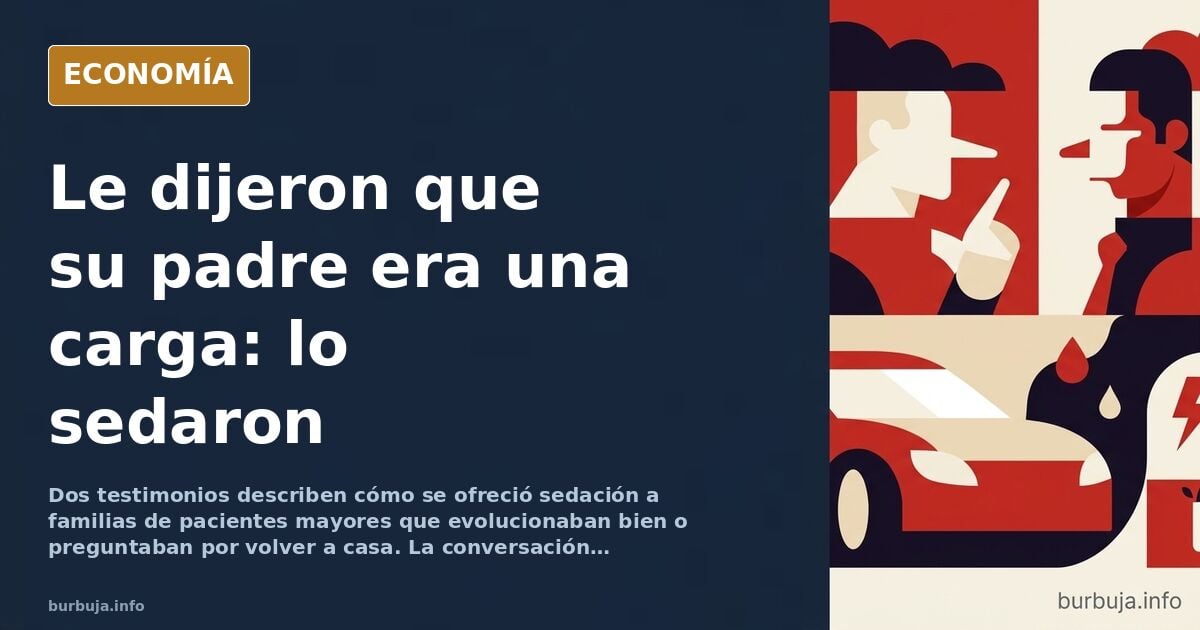 Dos testimonios de sedación exprés en la sanidad pública