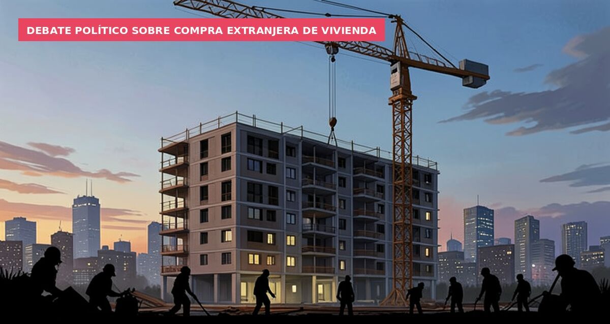 Debate político sobre compra extranjera de vivienda