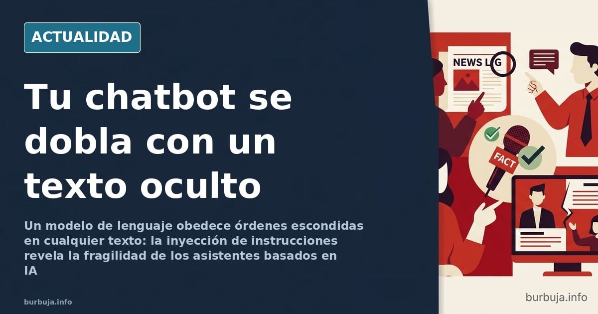 La IA no resiste a los prompt injection: el fallo de fábrica