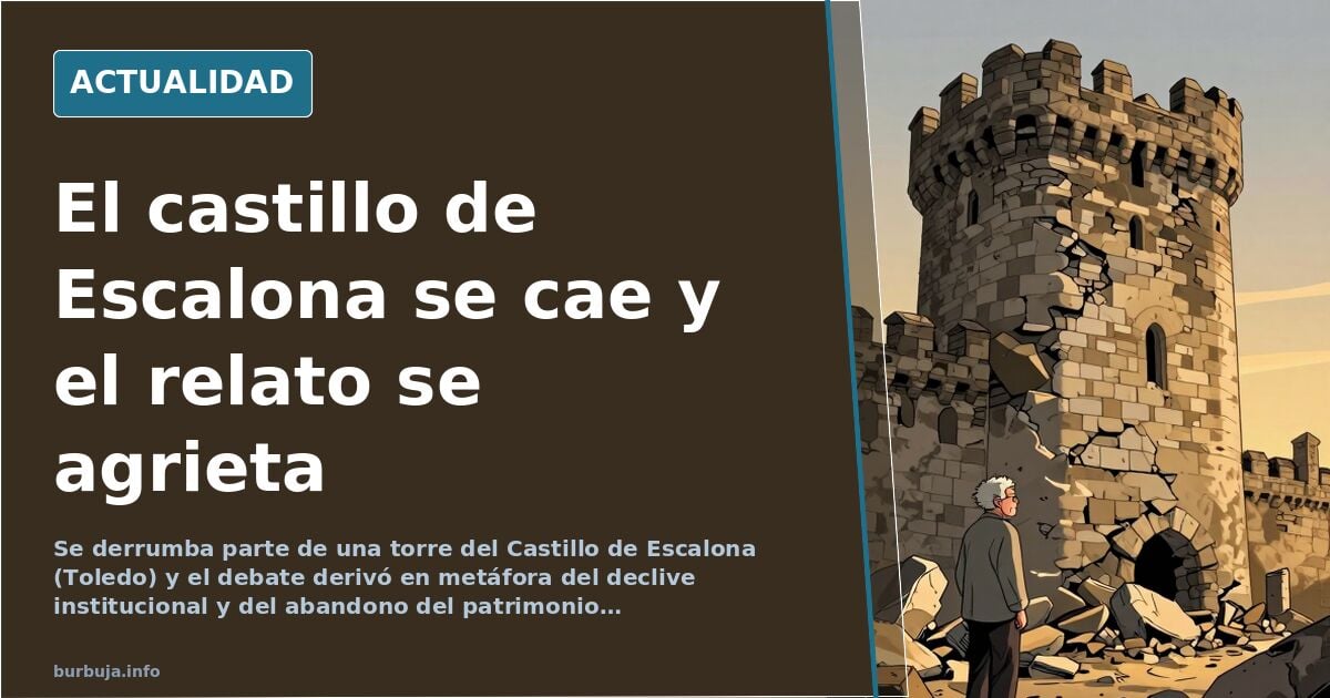 Escalona Castle Tower Collapse Sparks Heritage Debate