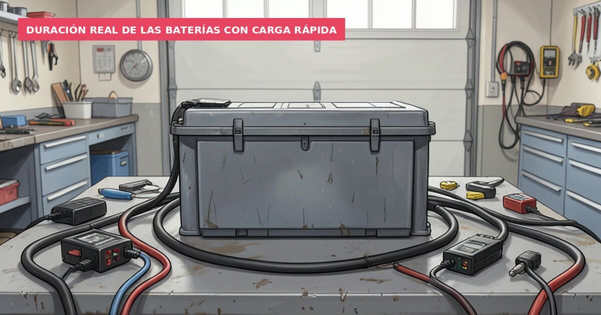 Duración real de las baterías con carga rápida