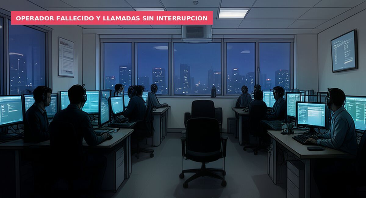 Operador fallecido y llamadas sin interrupción