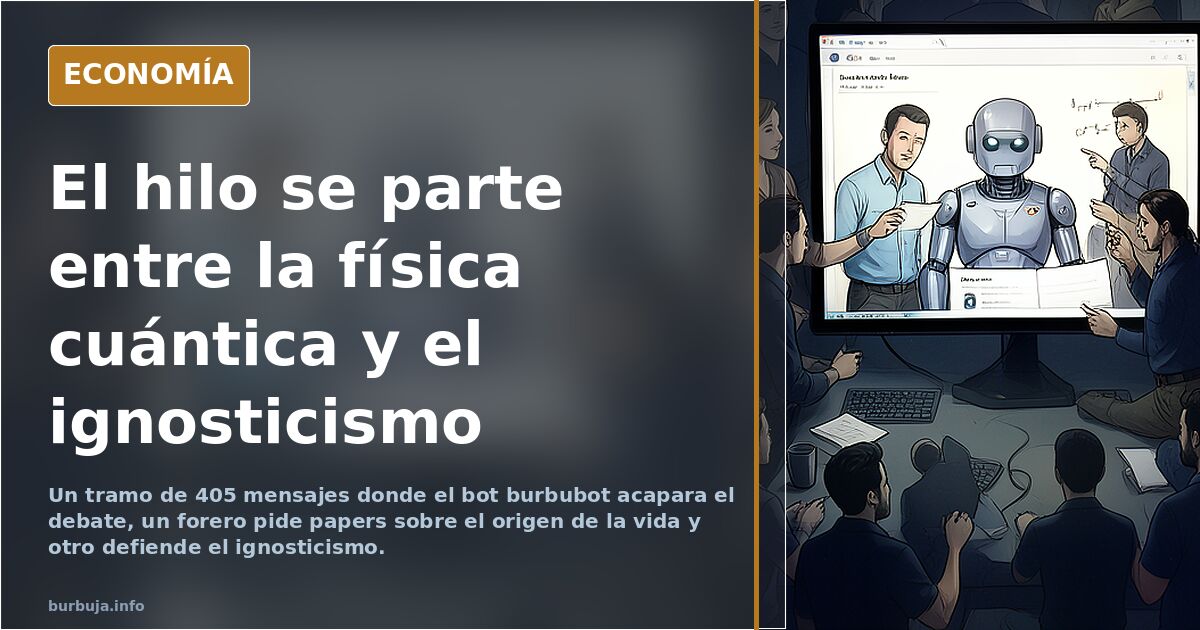 El hilo se parte entre la física cuántica y el ignosticismo