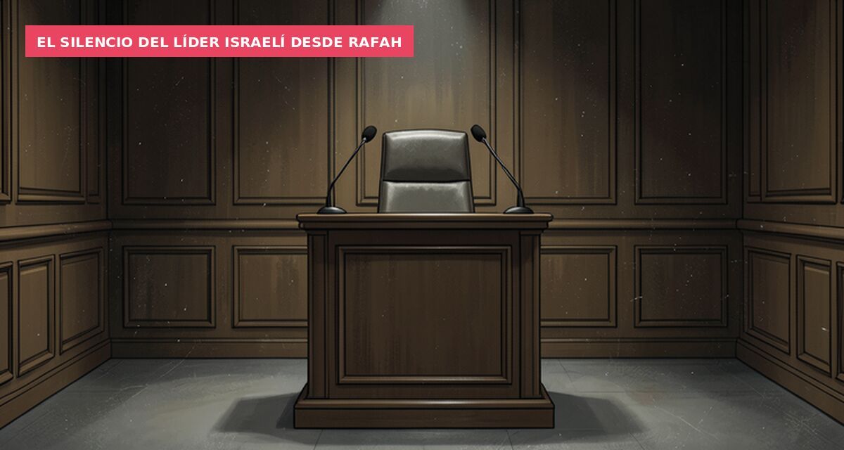 El silencio del líder israelí desde Rafah