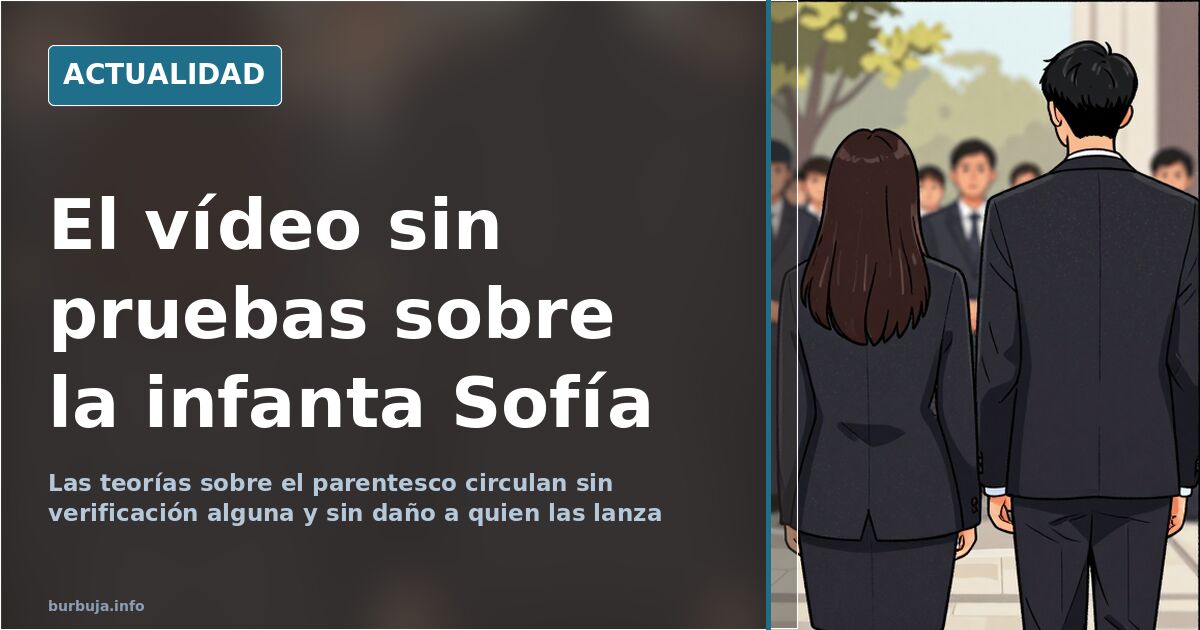 El bulo viral sobre la marginación de la infanta Sofía