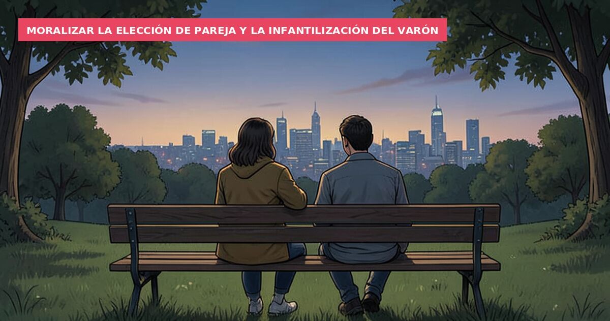 Moralizar la elección de pareja y la infantilización del varón