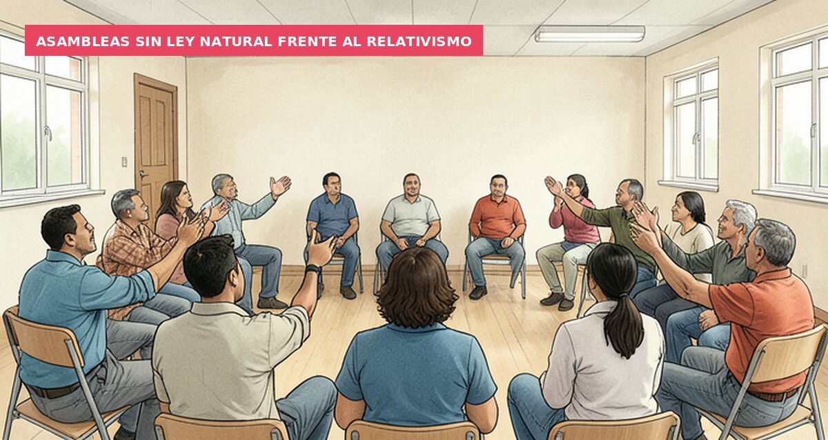 Asambleas sin ley natural frente al relativismo