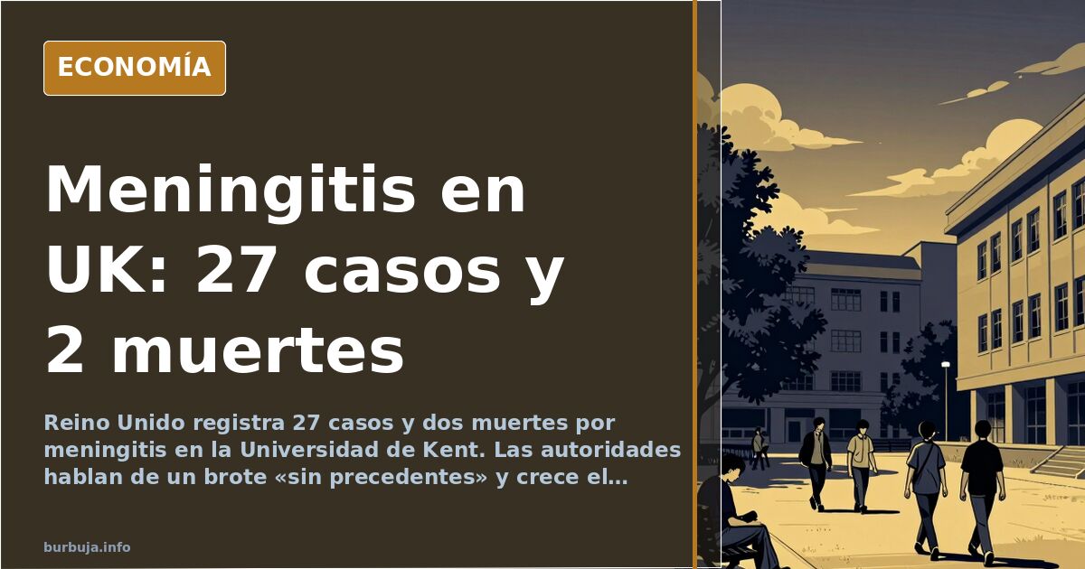 Meningitis en Reino Unido: 27 casos y dos muertes