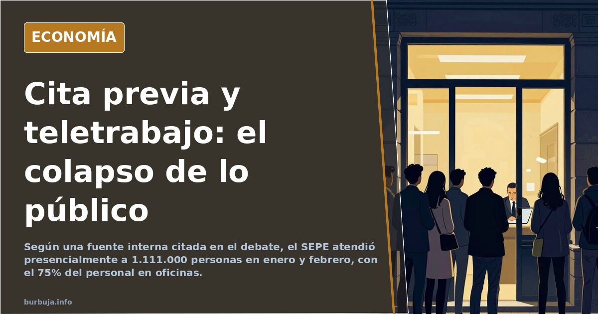El SEPE atendió 1.111.000 personas en enero y febrero