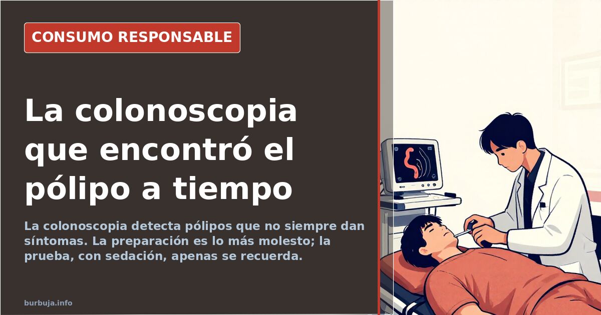 Colonoscopia y pólipos: qué encuentra la prueba que salva vidas