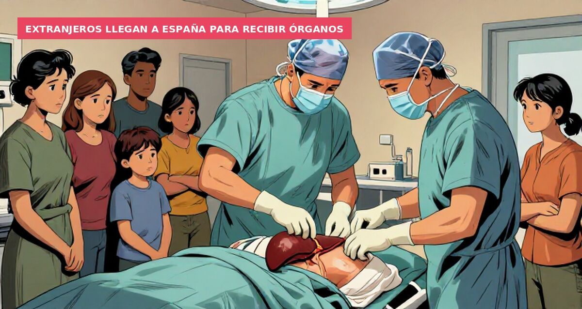 Extranjeros llegan a España para recibir órganos