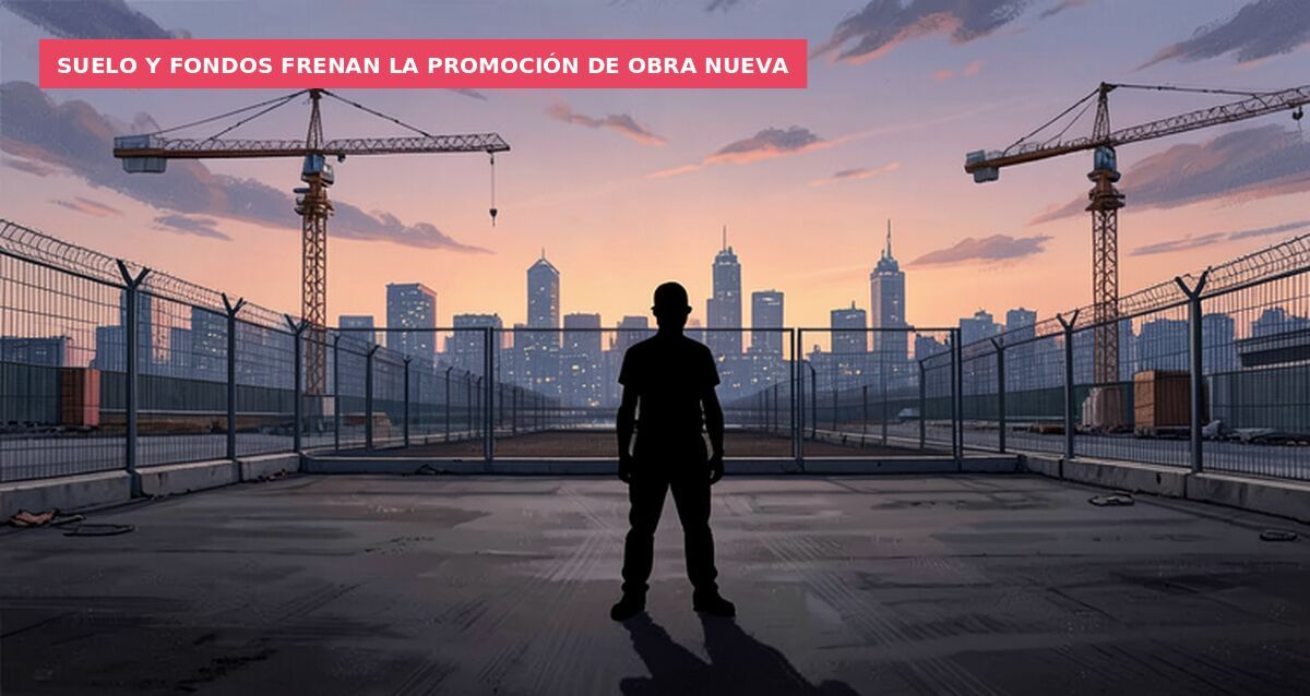 Suelo y fondos frenan la promoción de obra nueva