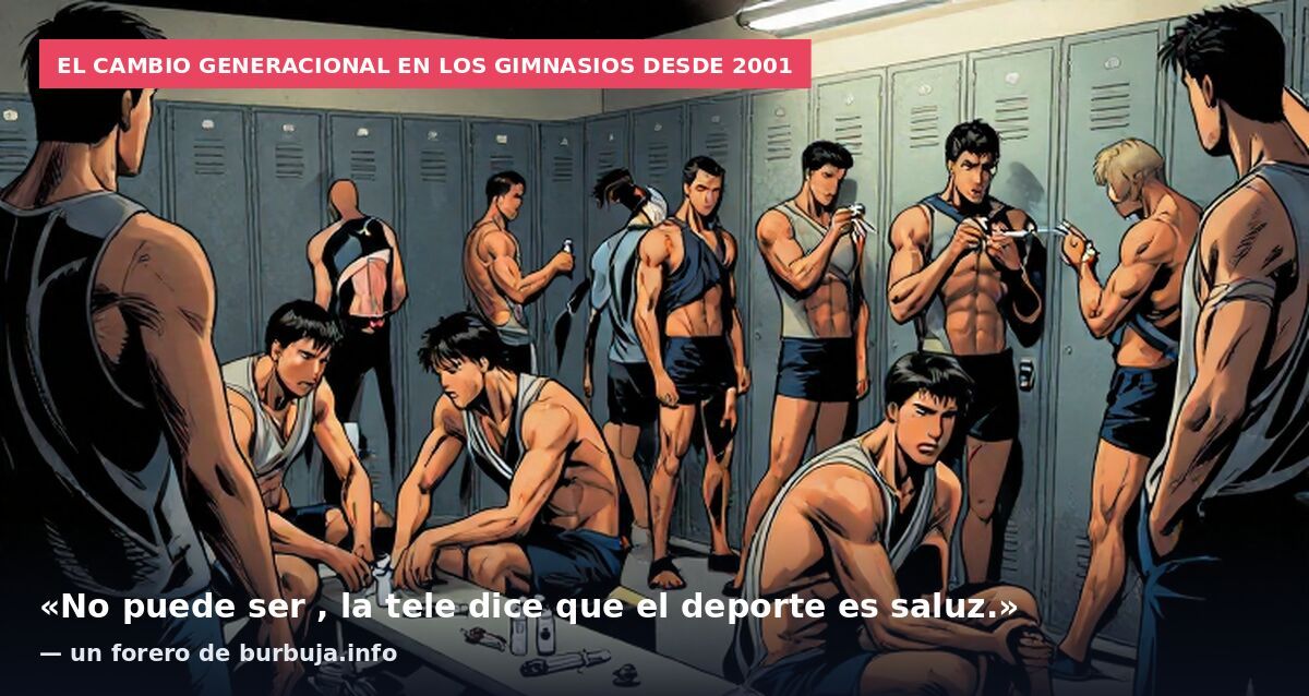 El cambio generacional en los gimnasios desde 2001: «No puede ser , la tele dice que el deporte es saluz.» — un forero de burbuja.info