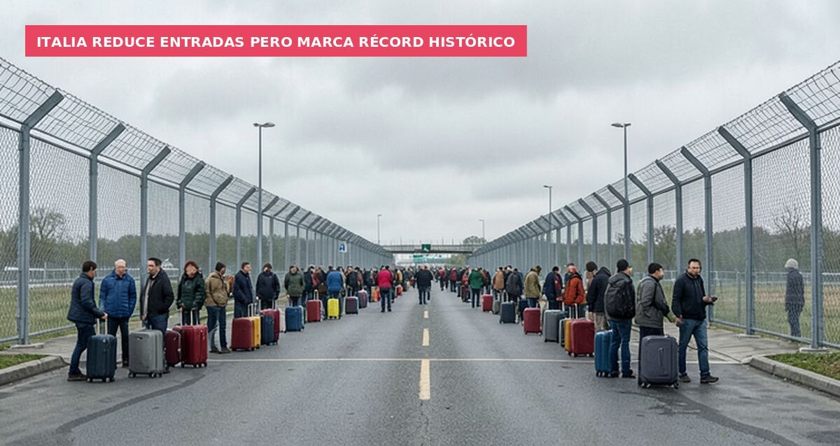 Italia reduce entradas pero marca récord histórico